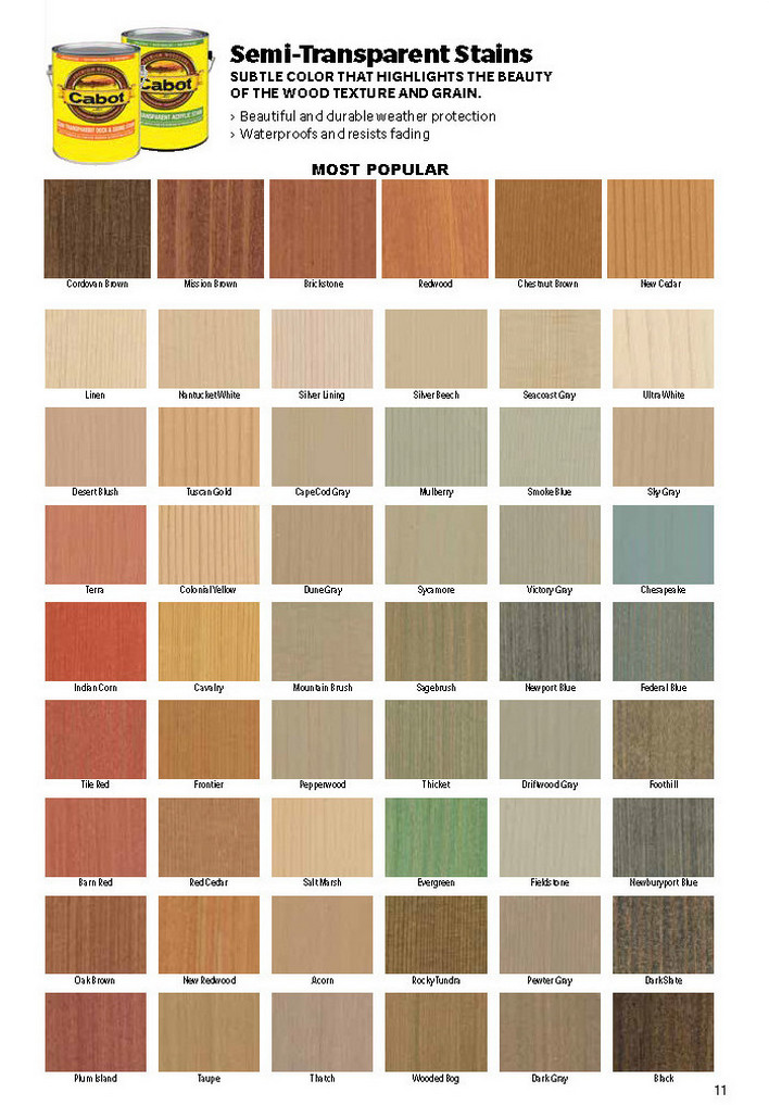 Cabot Exterior Wood Stain Color Chart Best Picture Of Chart Anyimage Org