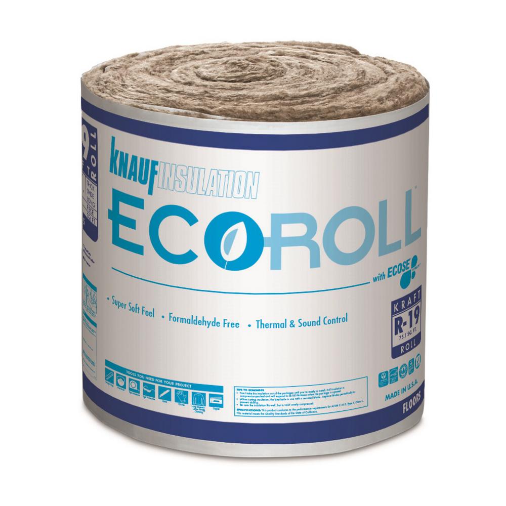 Knauf Ecoroll R-19 Kraft Faced Insulation Roll - Buy Online
